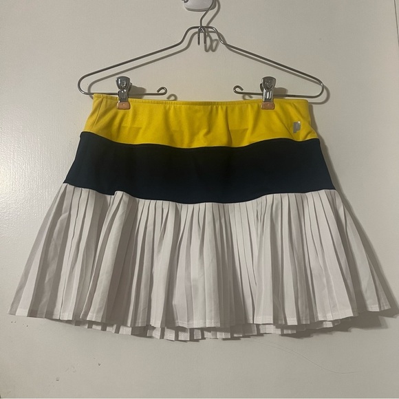 Prince Pleated Skort Color Block Sz S Tennis Golf Pickle Ball Running Activewear - Picture 2 of 16